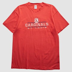 St. Louis Cardinals Logo 7 90s T-Shirt Red Vintage