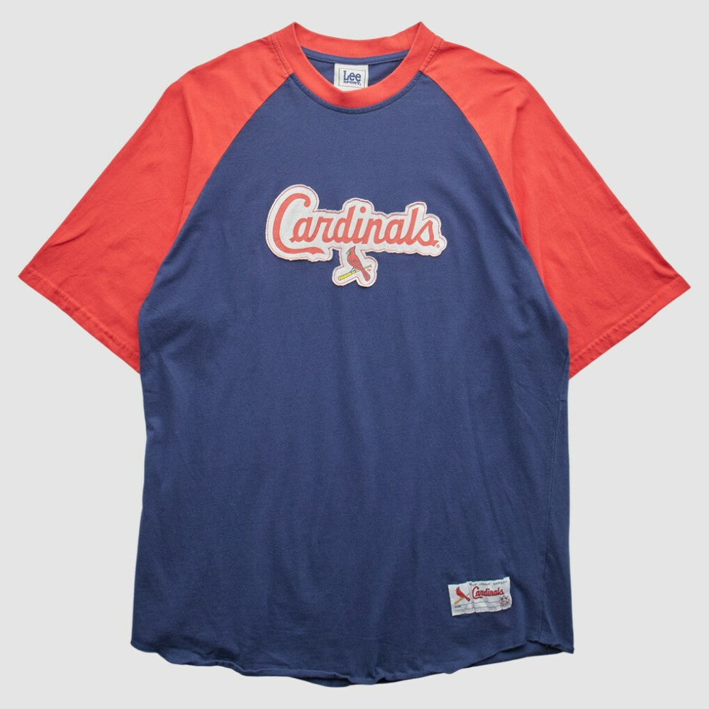 St. Louis Cardinals Lee Apparel 2000s T-Shirt Navy Vintage