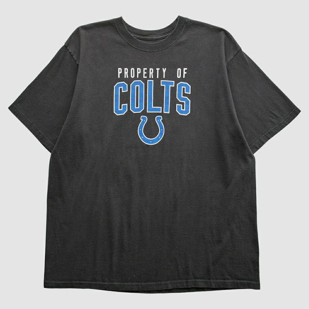 Indianapolis Colts Reebok 2000s T-Shirt - Black Vintage on sale
