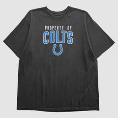 Indianapolis Colts Reebok 2000s T-Shirt - Black Vintage on sale