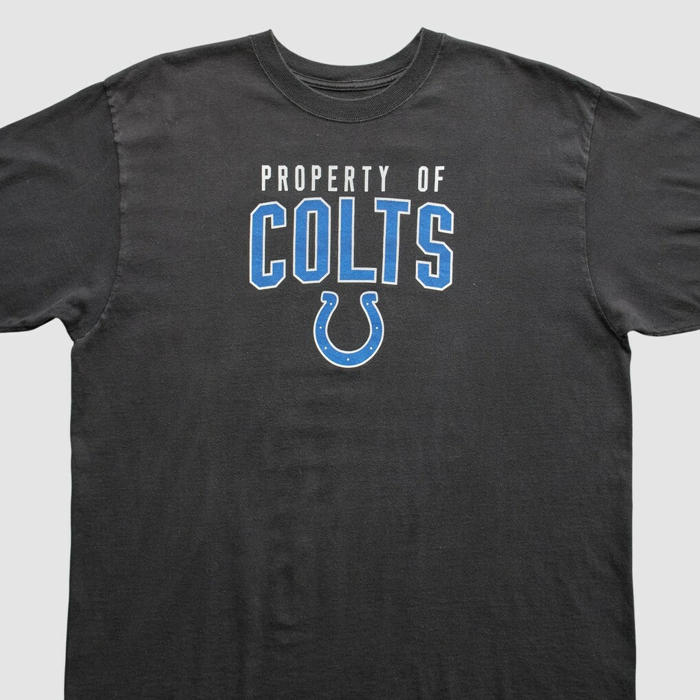 Indianapolis Colts Reebok 2000s T-Shirt - Black Vintage on sale