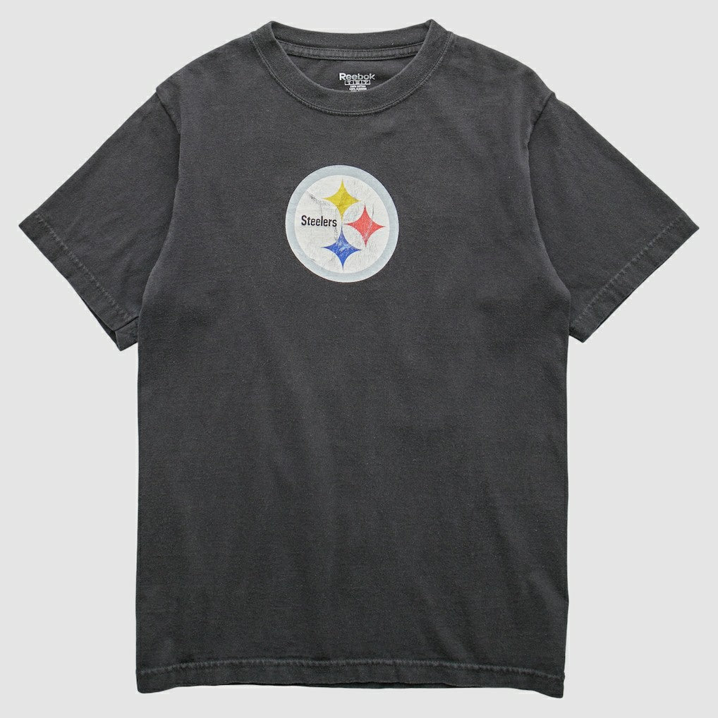 Pittsburgh Steelers Reebok 2000s T-Shirt - Black Vintage cheap
