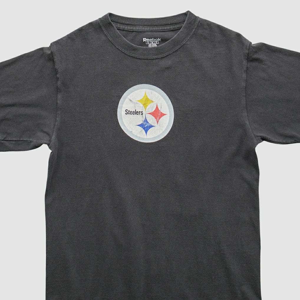 Pittsburgh Steelers Reebok 2000s T-Shirt - Black Vintage cheap