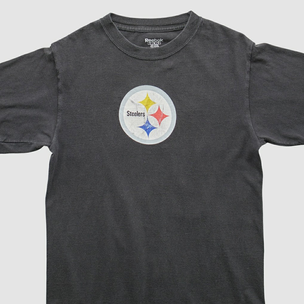 Pittsburgh Steelers Reebok 2000s T-Shirt - Black Vintage cheap
