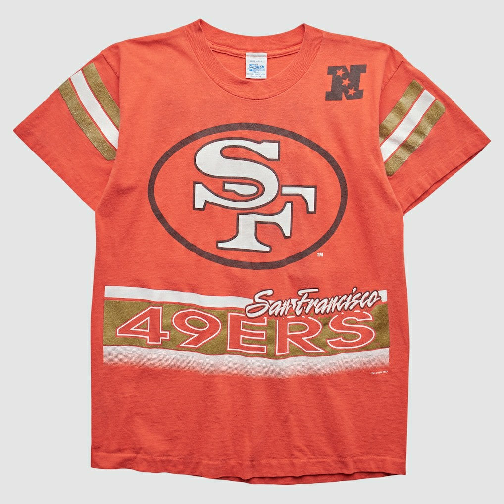 San Francisco 49ers Salem 1994 T-Shirt - Orange Vintage cheap