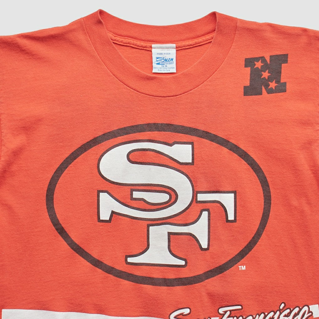 San Francisco 49ers Salem 1994 T-Shirt - Orange Vintage cheap
