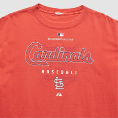 St. Louis Cardinals Majestic 2000s T-Shirt Red Vintage