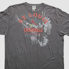 St. Louis Cardinals 2000s T-Shirt Gray Vintage