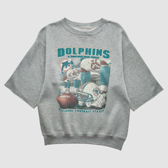 Miami Dolphins 90s Sweatshirt - Gray Vintage outlet