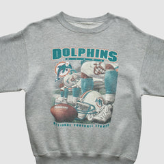 Miami Dolphins 90s Sweatshirt - Gray Vintage outlet
