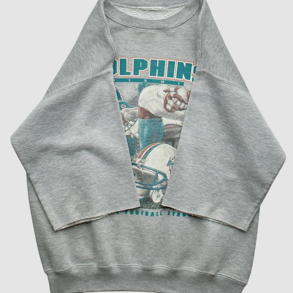 Miami Dolphins 90s Sweatshirt - Gray Vintage outlet