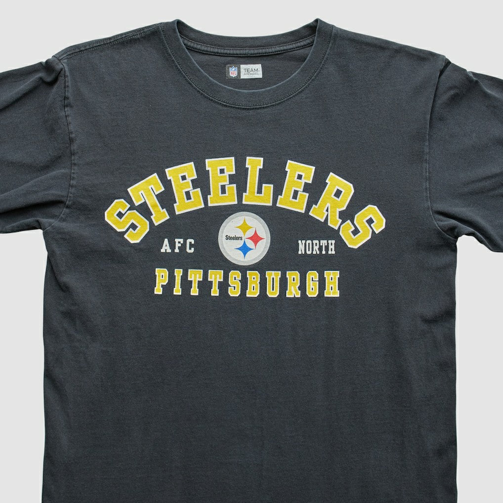 Pittsburgh Steelers 2010s T-Shirt - Black Vintage on sale