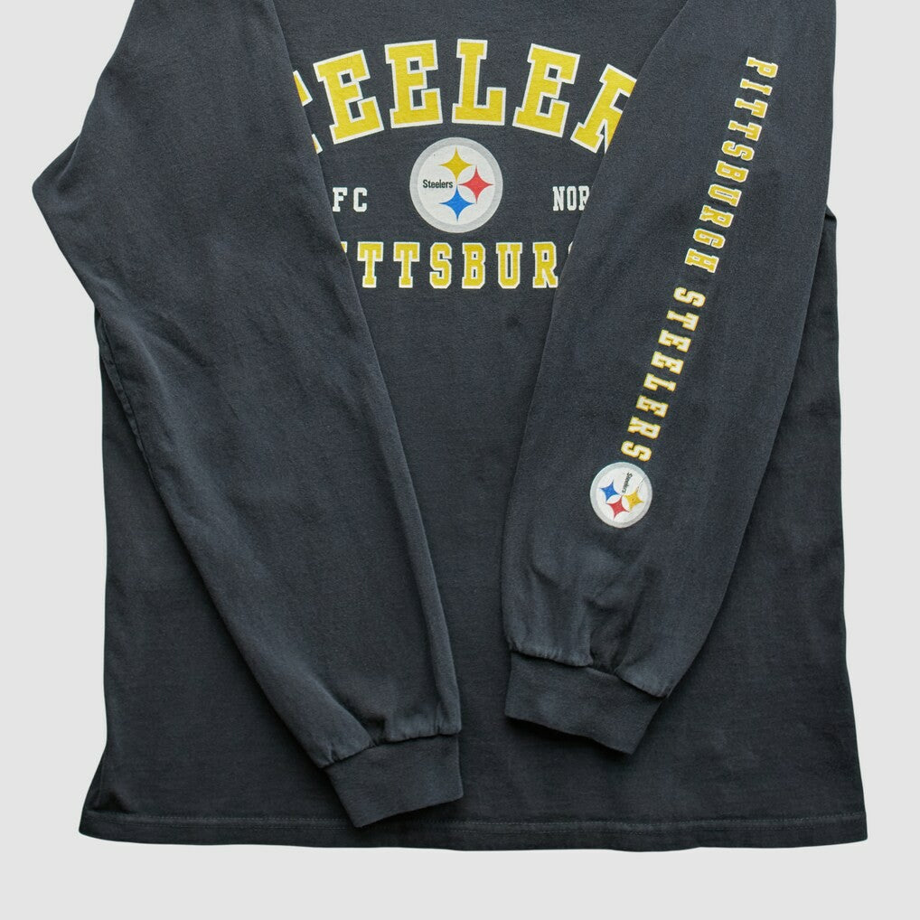 Pittsburgh Steelers 2010s T-Shirt - Black Vintage on sale