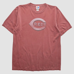 Cincinnati Reds Majestic 2010 T-Shirt Red Vintage