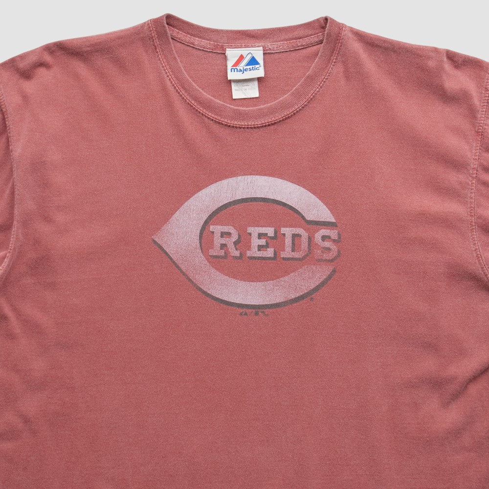 Cincinnati Reds Majestic 2010 T-Shirt Red Vintage