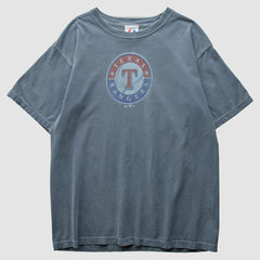 Texas Rangers Majestic 2010 T-Shirt Gray Vintage
