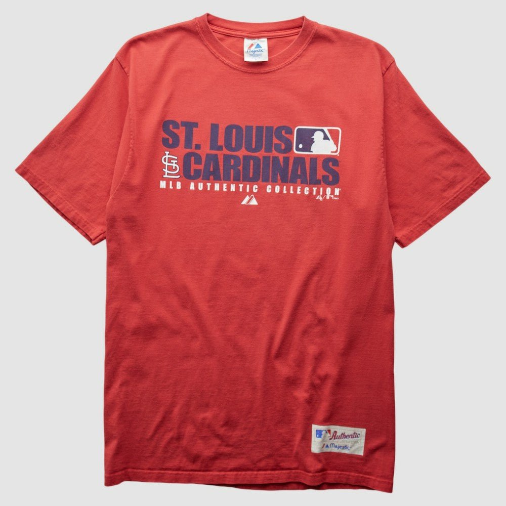 St. Louis Cardinals Majestic 2007 T-Shirt Red Vintage