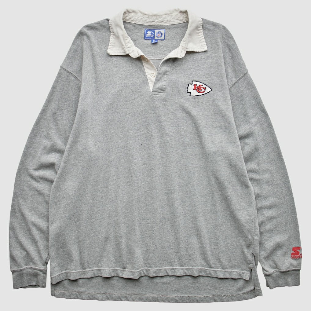 Kansas City Chiefs Starter 90s Sweatshirt - Gray Vintage discount