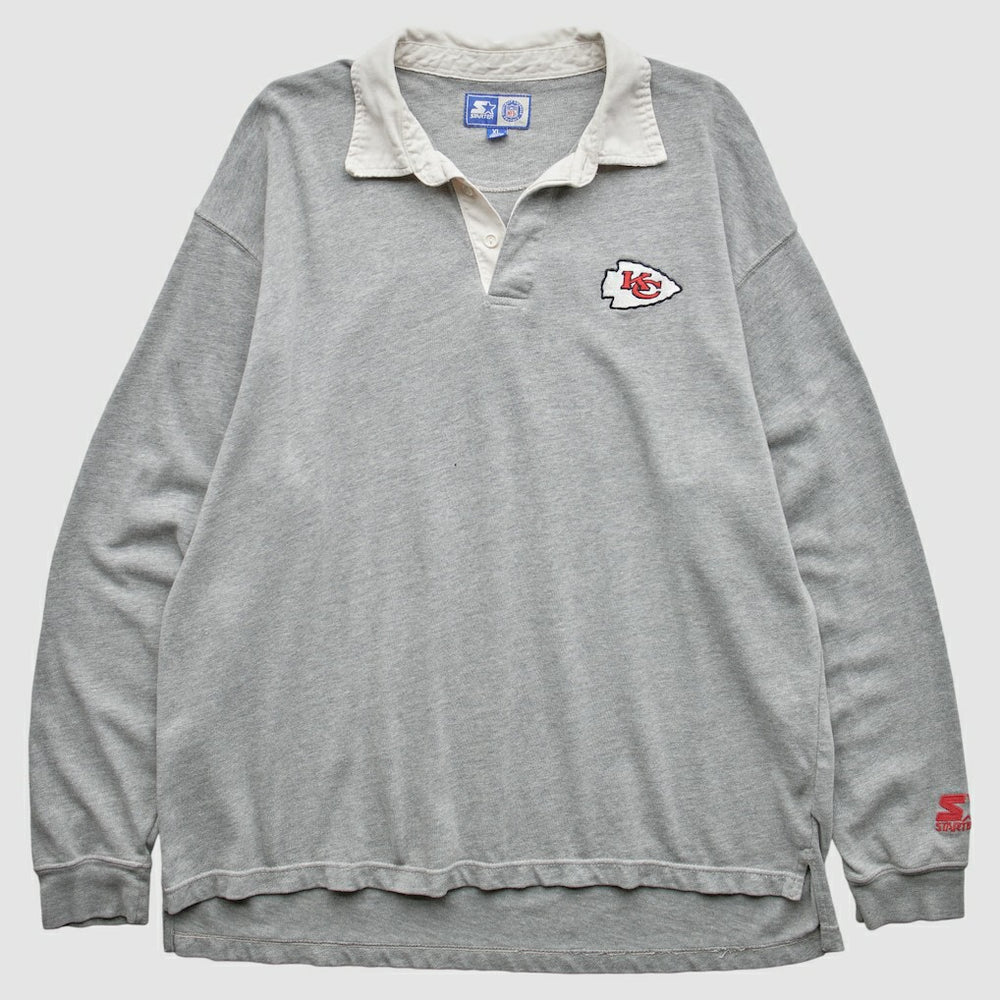 Kansas City Chiefs Starter 90s Sweatshirt - Gray Vintage discount