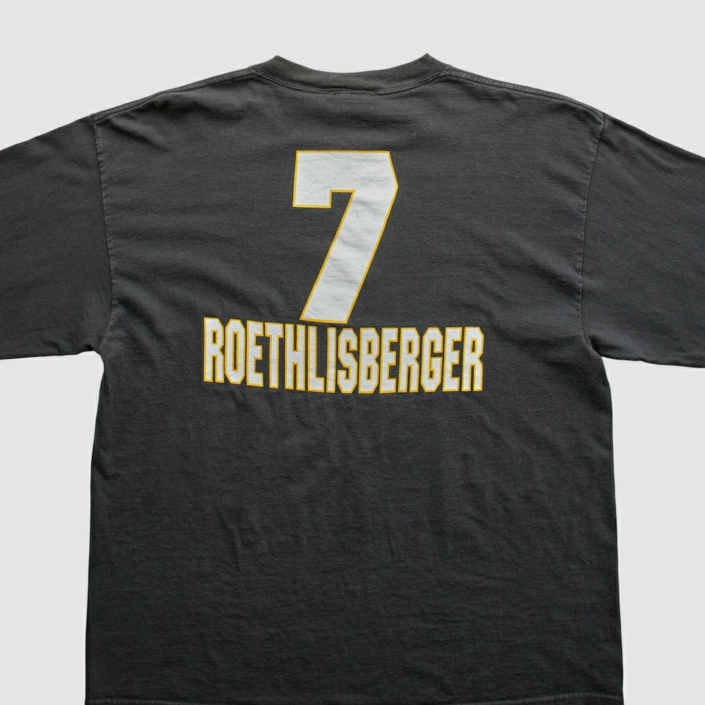 Pittsburgh Steelers NFL 2000s T-Shirt - Black Vintage for sale