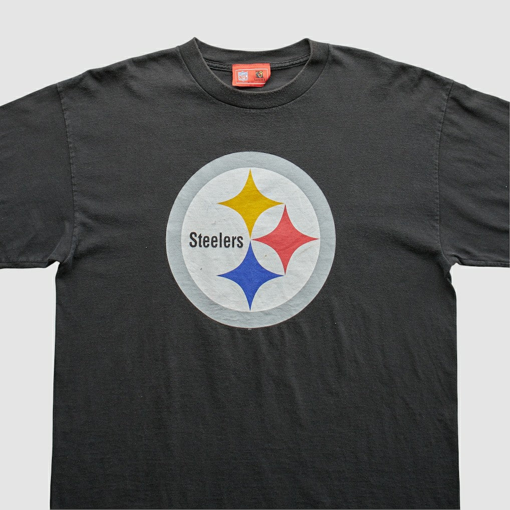 Pittsburgh Steelers NFL 2000s T-Shirt - Black Vintage for sale