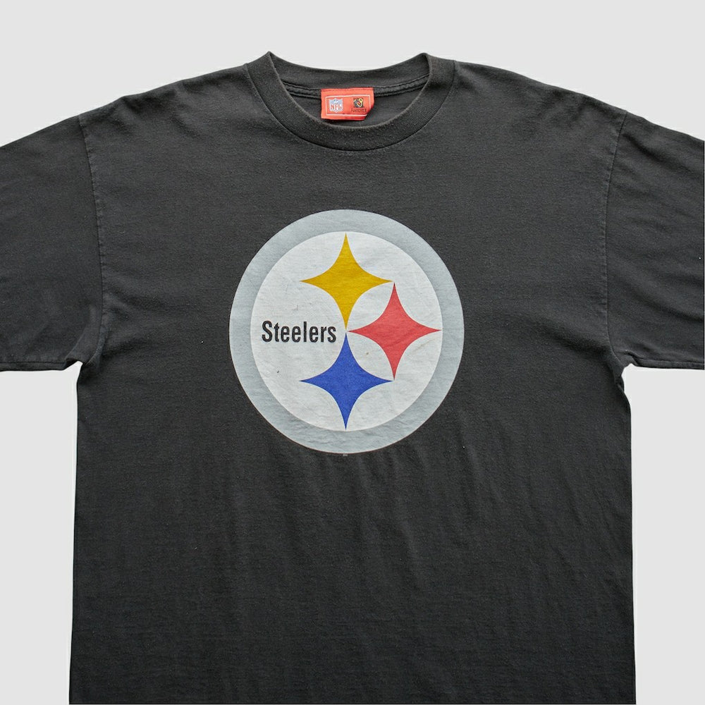 Pittsburgh Steelers NFL 2000s T-Shirt - Black Vintage for sale