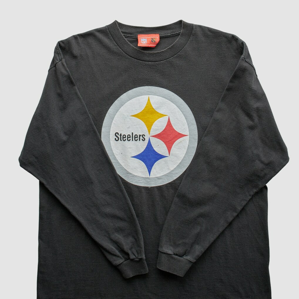 Pittsburgh Steelers NFL 2000s T-Shirt - Black Vintage for sale