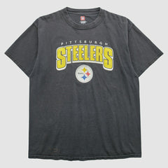 Pittsburgh Steelers 2000s T-Shirt - Black Vintage discount