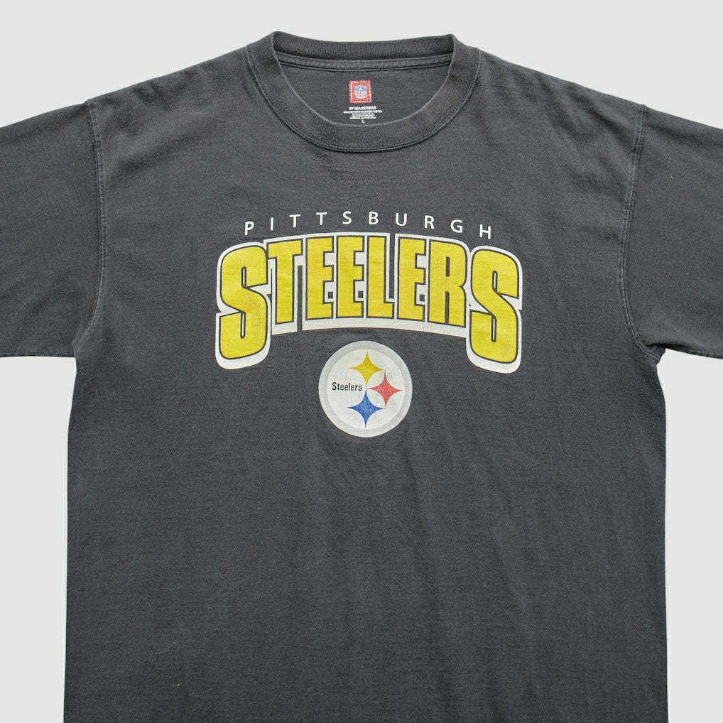 Pittsburgh Steelers 2000s T-Shirt - Black Vintage discount