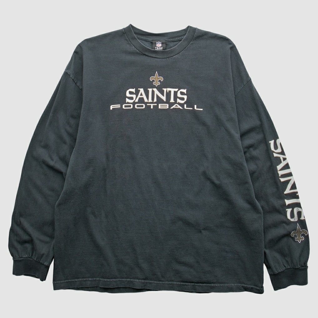 New Orleans Saints 2010s T-Shirt - Black Vintage discount