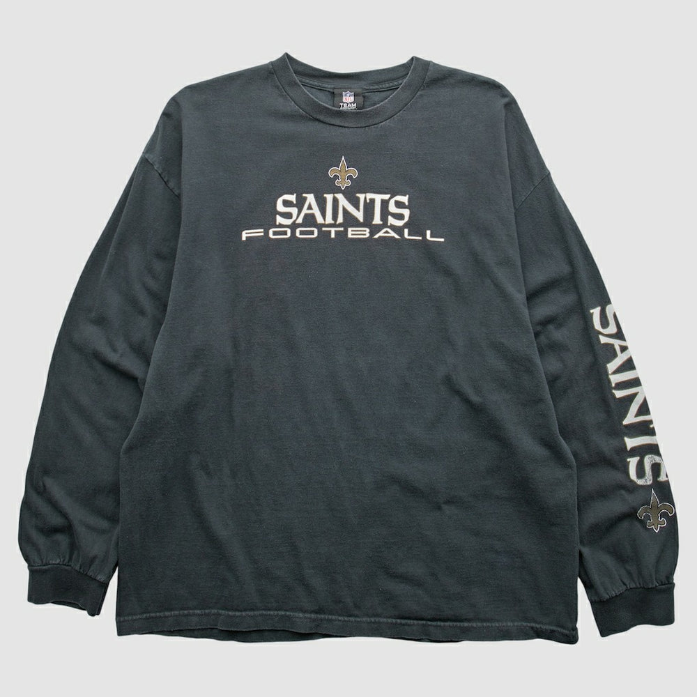 New Orleans Saints 2010s T-Shirt - Black Vintage discount