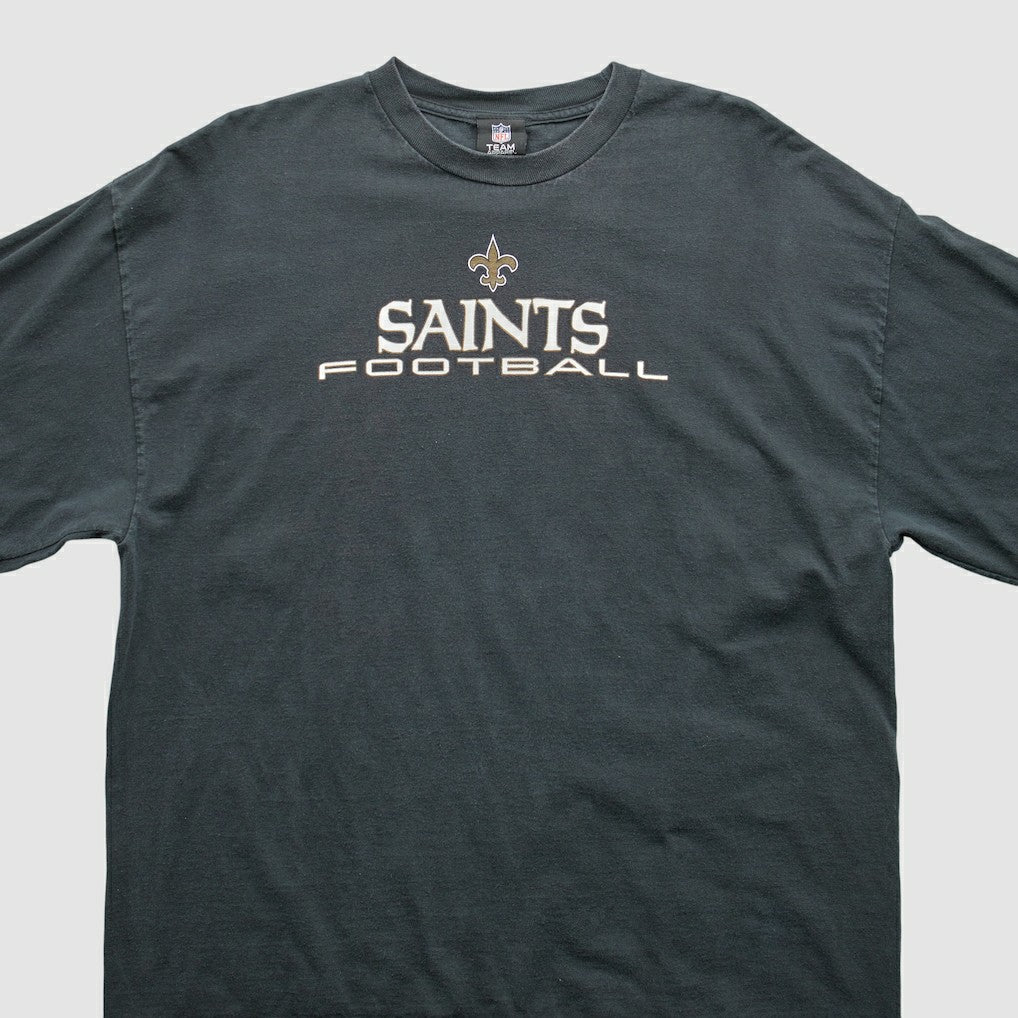 New Orleans Saints 2010s T-Shirt - Black Vintage discount