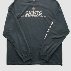 New Orleans Saints 2010s T-Shirt - Black Vintage discount