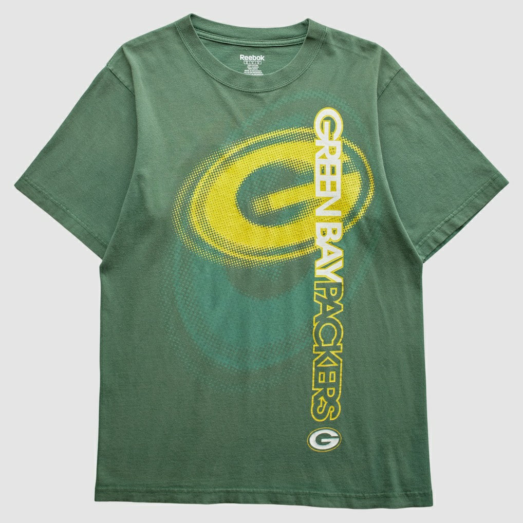 Green Bay Packers Reebok 2000s T-Shirt - Green Vintage for sale