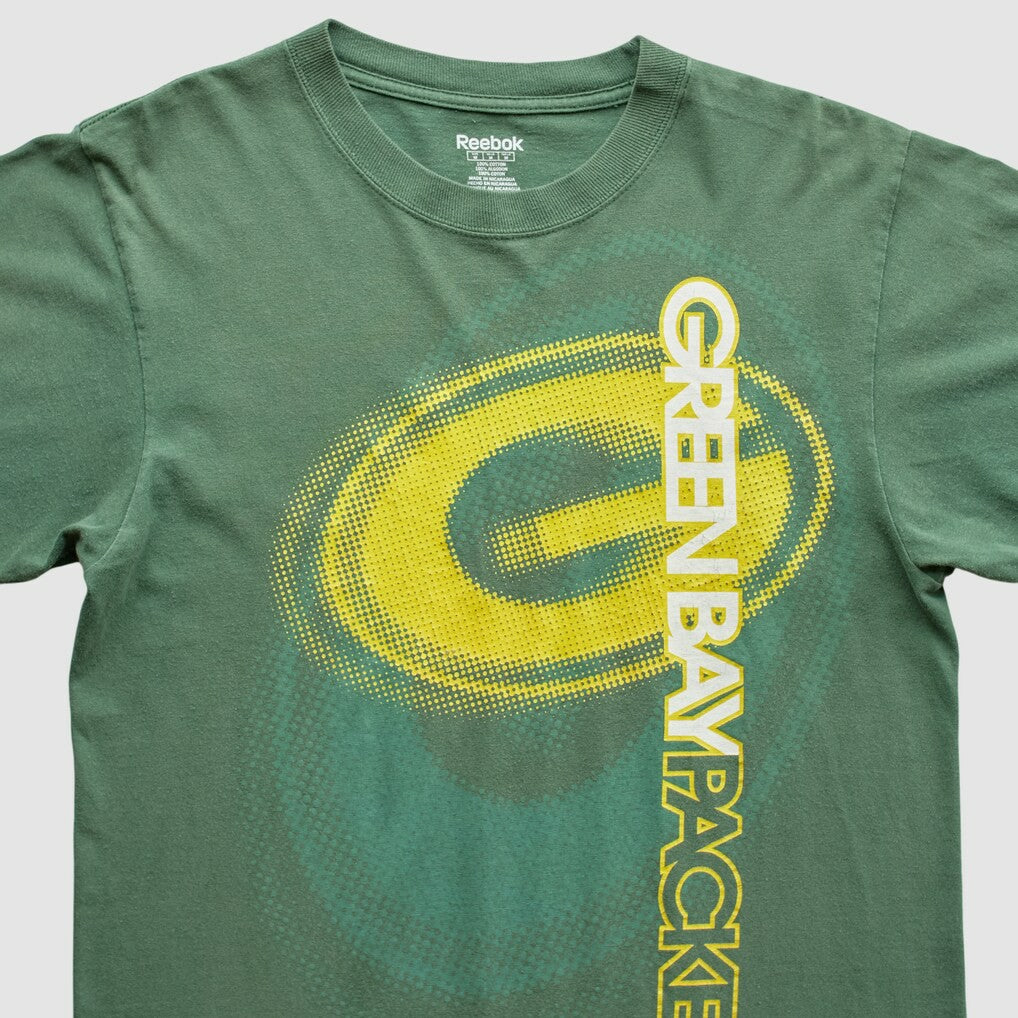 Green Bay Packers Reebok 2000s T-Shirt - Green Vintage for sale