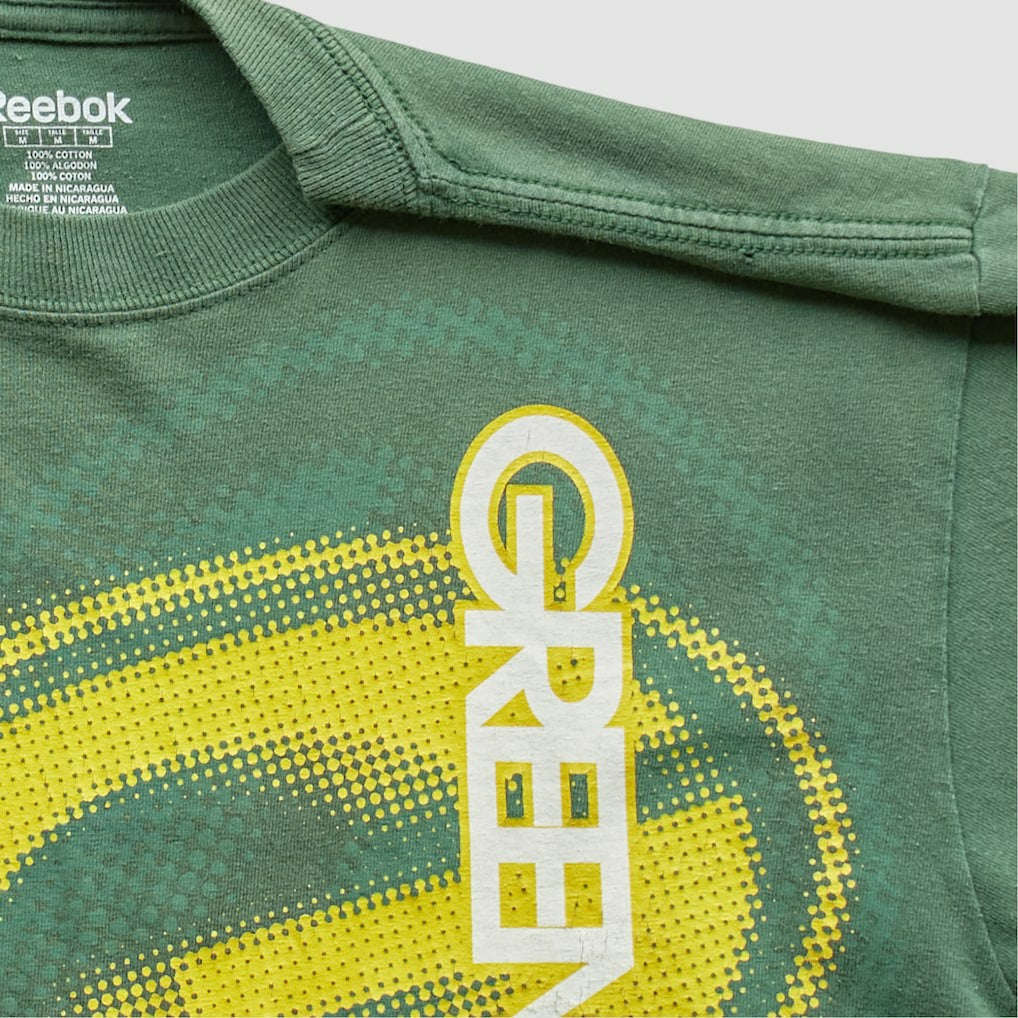 Green Bay Packers Reebok 2000s T-Shirt - Green Vintage for sale