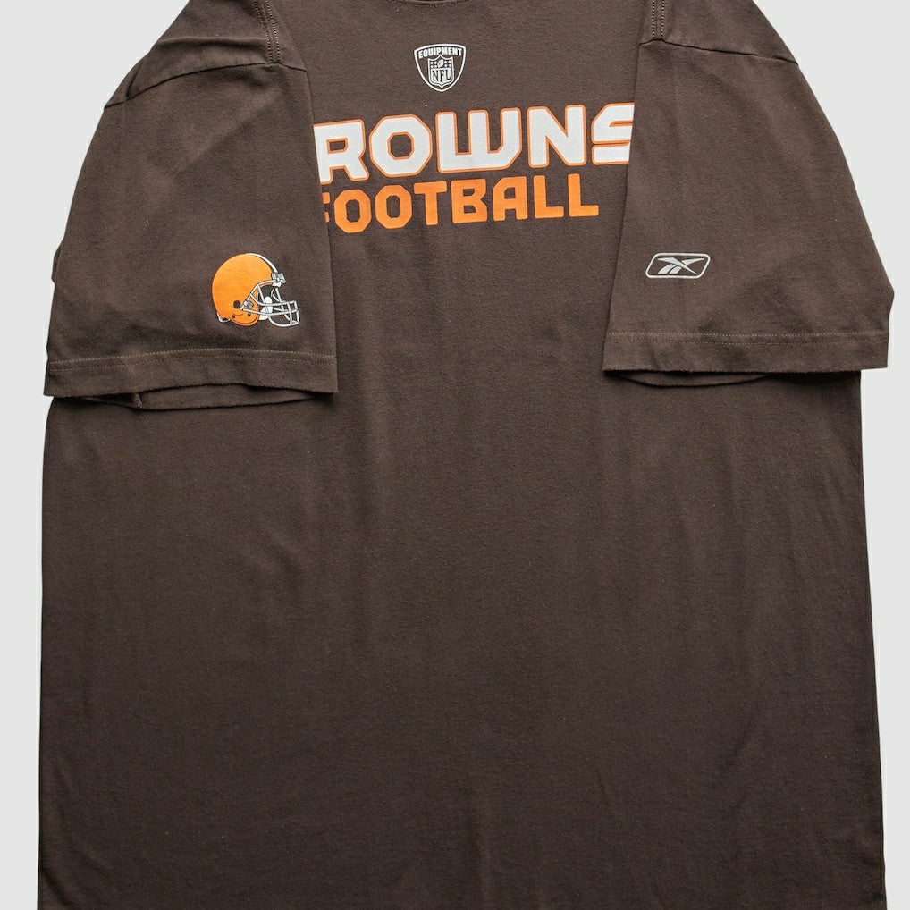 Cleveland Browns Reebok 2000s T-Shirt - Brown Vintage discount