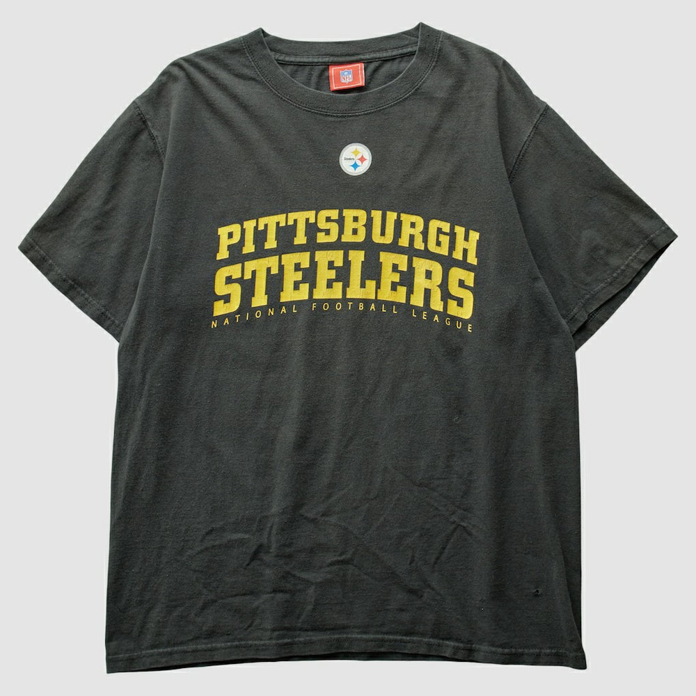 Pittsburgh Steelers NFL 2000s T-Shirt - Black Vintage on sale