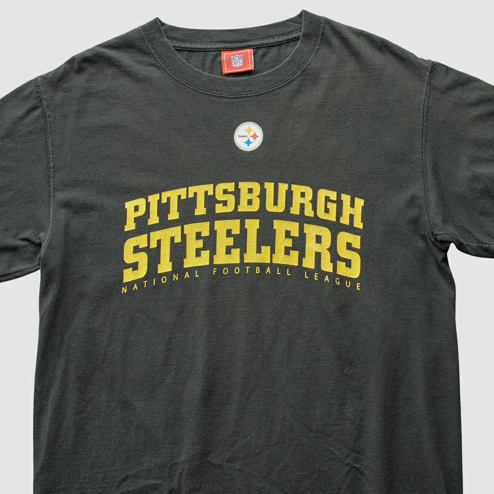 Pittsburgh Steelers NFL 2000s T-Shirt - Black Vintage on sale