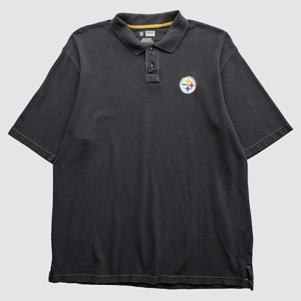 Pittsburgh Steelers 2010s Polo - Black Vintage online