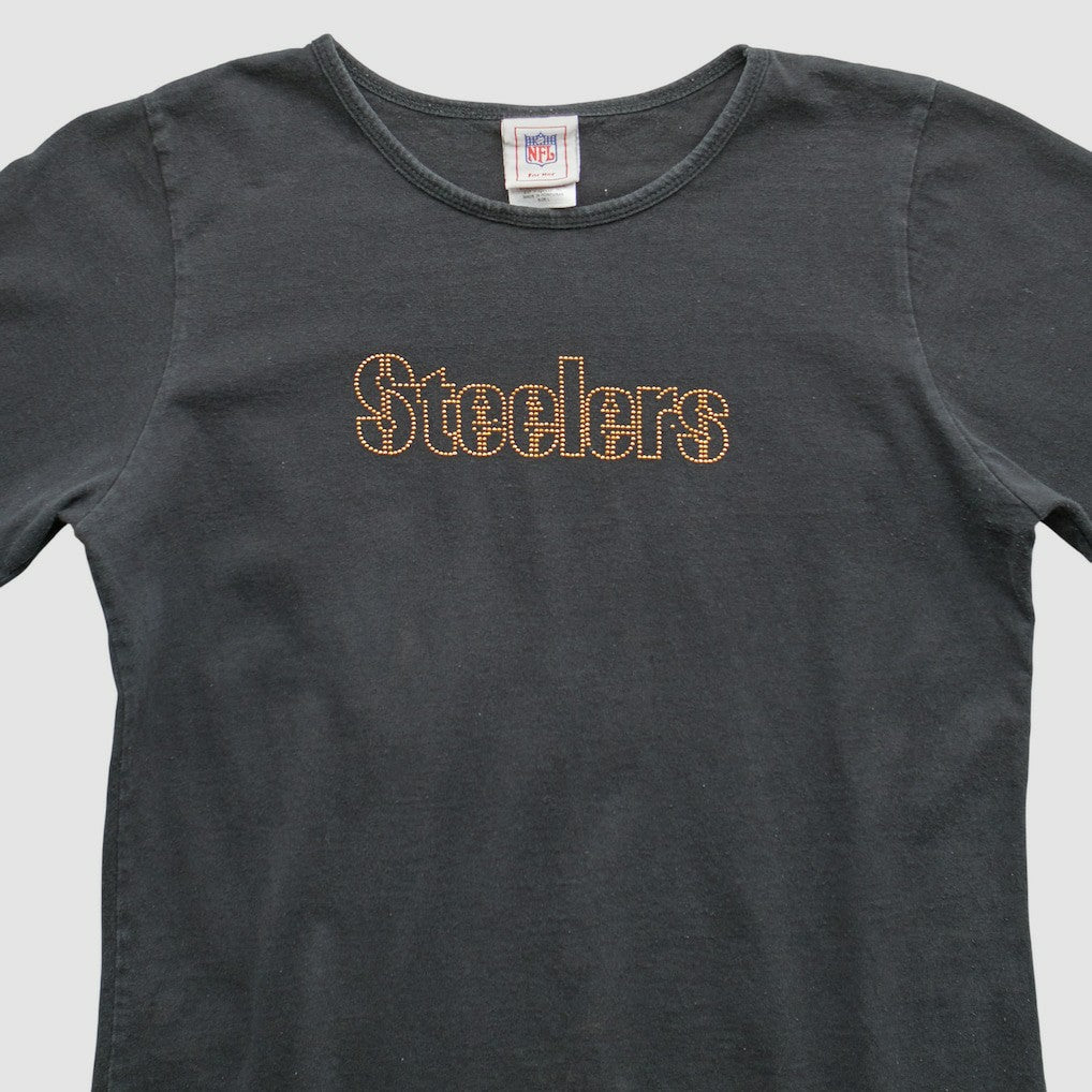 Pittsburgh Steelers NFL 2000s T-Shirt - Black Vintage discount