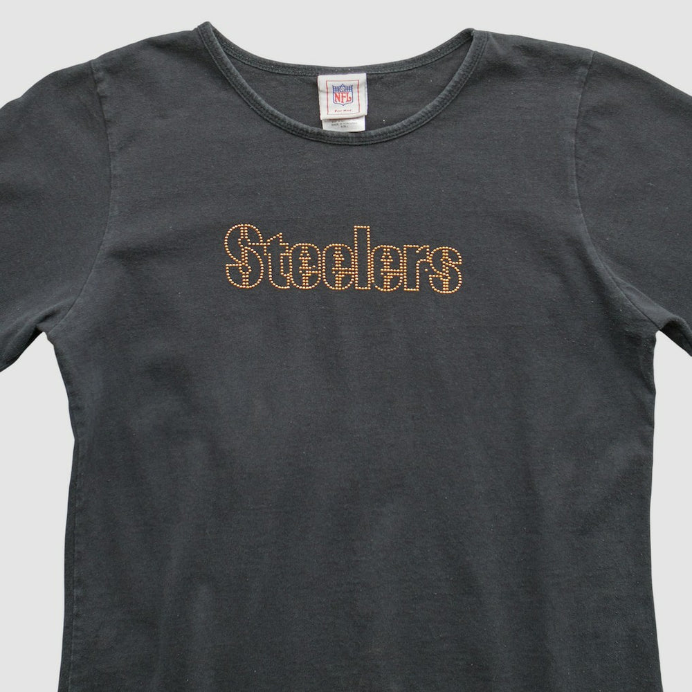 Pittsburgh Steelers NFL 2000s T-Shirt - Black Vintage discount