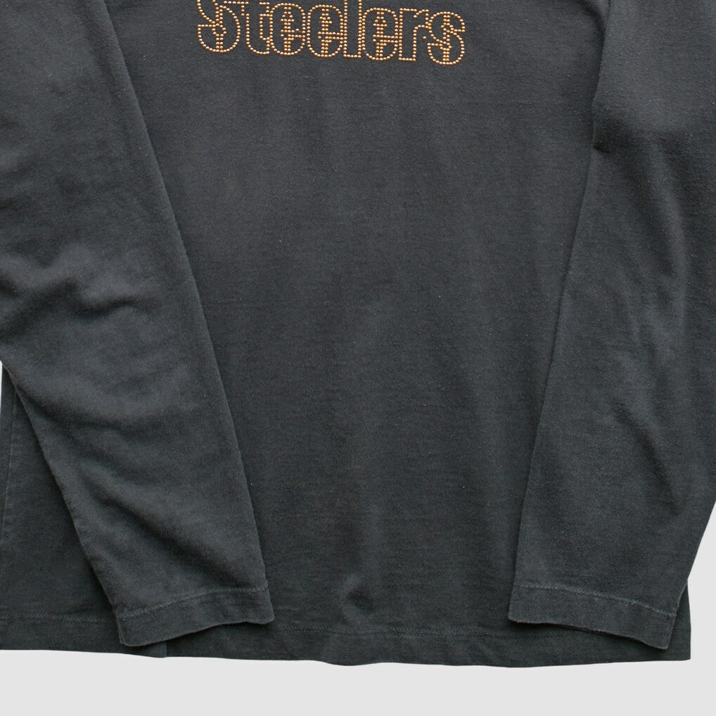 Pittsburgh Steelers NFL 2000s T-Shirt - Black Vintage discount