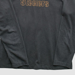 Pittsburgh Steelers NFL 2000s T-Shirt - Black Vintage discount