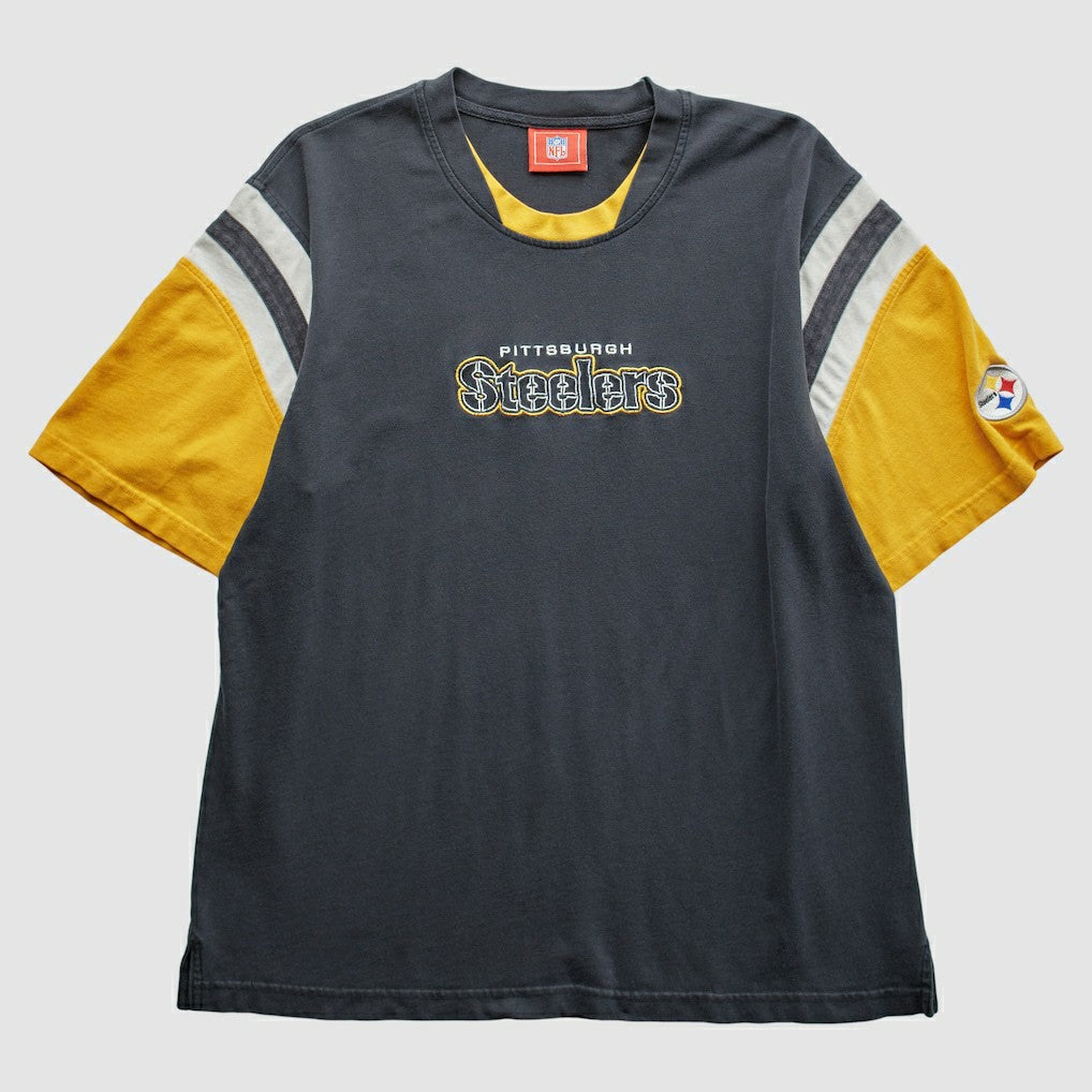 Pittsburgh Steelers NFL 2000s T-Shirt - Black Vintage on sale