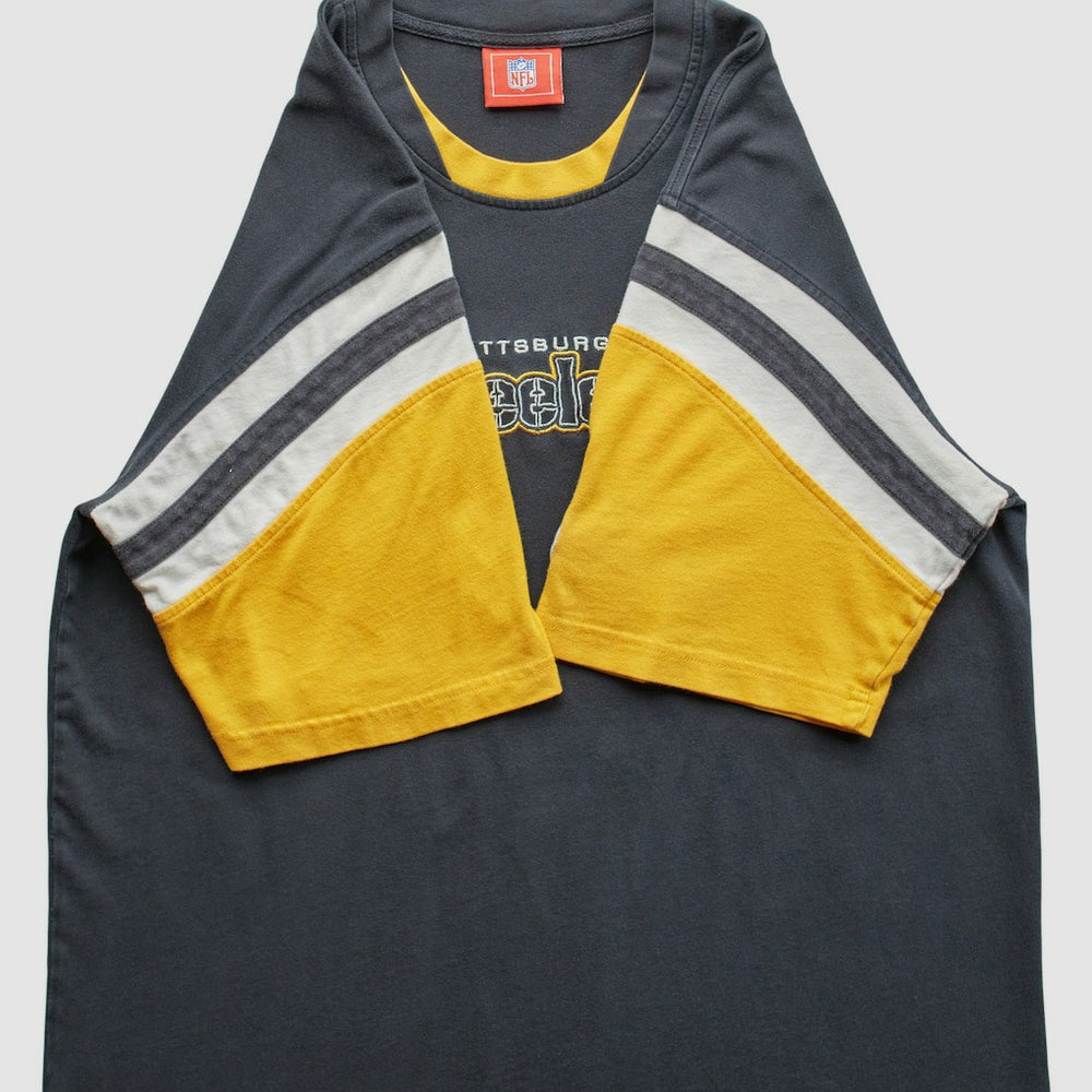Pittsburgh Steelers NFL 2000s T-Shirt - Black Vintage on sale