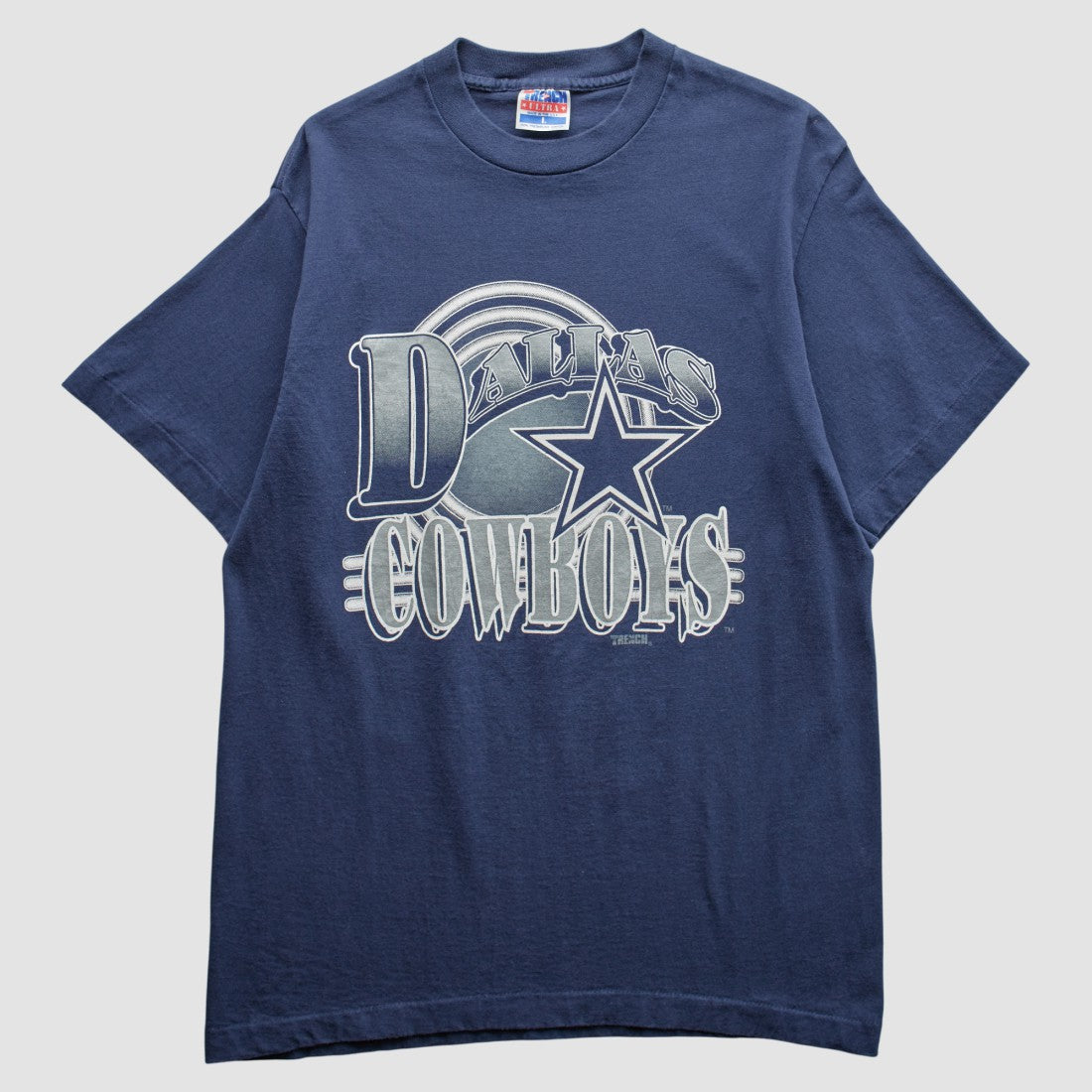 Dallas Cowboys Trench 90s T-Shirt - Navy Vintage outlet