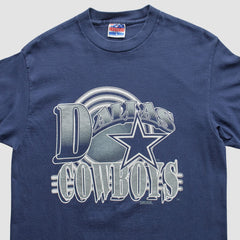 Dallas Cowboys Trench 90s T-Shirt - Navy Vintage outlet