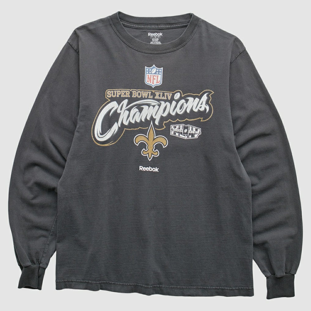 New Orleans Saints Reebok 2010 T-Shirt - Black Vintage discount