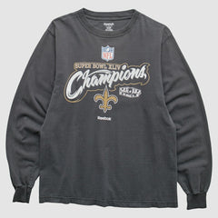 New Orleans Saints Reebok 2010 T-Shirt - Black Vintage discount